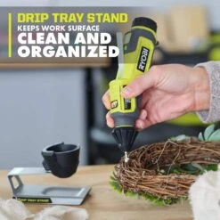 Ryobi USB Lithium Glue Pen Kit With 2.0 Ah USB Lithium Battery And Charging Cable -RYOBI TOOLS SALE ryobi adhesives tape fvh56k 66 1000