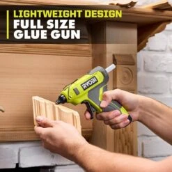 Ryobi USB Lithium Cordless Glue Gun Kit With 2.0 Ah Battery, Charging Cable, And Glue Sticks (3-Piece) -RYOBI TOOLS SALE ryobi adhesives tape fvh57k 66 1000