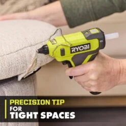 Ryobi USB Lithium Cordless Glue Gun Kit With 2.0 Ah Battery, Charging Cable, And Glue Sticks (3-Piece) -RYOBI TOOLS SALE ryobi adhesives tape fvh57k a0 1000