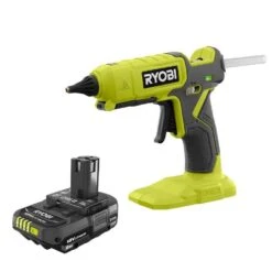 Ryobi ONE+ 18V Cordless Dual Temperature Glue Gun With ONE+ 18V 2.0 Ah Lithium-Ion Battery