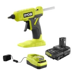 Ryobi ONE+ 18V Cordless Glue Gun Kit With 2.0 Ah Battery And Charger