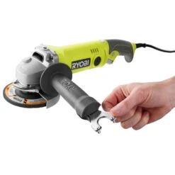 Ryobi 7.5 Amp 4.5 In. Corded Angle Grinder -RYOBI TOOLS SALE ryobi angle grinders ag454 c3 1000
