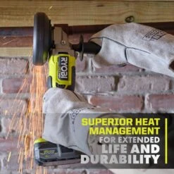 Ryobi ONE+ HP 18V Brushless Cordless 4-1/2 In. Angle Grinder With 4.0 Ah HIGH PERFORMANCE Battery -RYOBI TOOLS SALE ryobi angle grinders pblag02b pbp004 77 1000