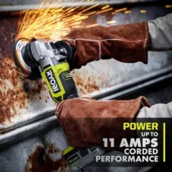 Ryobi ONE+ HP 18V Brushless Cordless 4-1/2 In. Angle Grinder Kit With 4.0 Ah Battery And Charger -RYOBI TOOLS SALE ryobi angle grinders pblag02k1 a0 1000