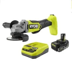 Ryobi ONE+ HP 18V Brushless Cordless Angle Grinder Kit With 4.0 Ah HIGH PERFORMANCE EDGE Battery And Charger