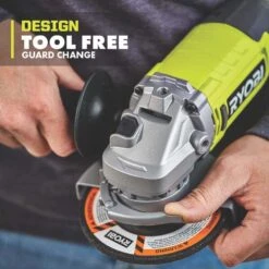 Ryobi ONE+ 18V Cordless 4-1/2 In. Angle Grinder Kit With 4.0 Ah Battery And Charger -RYOBI TOOLS SALE ryobi angle grinders pcl445k1 1d 1000