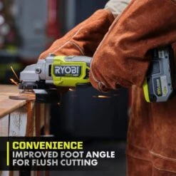 Ryobi ONE+ 18V HIGH PERFORMANCE Kit W/ (2) 4.0 Ah Batteries, 2.0 Ah Battery, Charger, & ONE+ HP 4-1/2 In. Angle Grinder -RYOBI TOOLS SALE ryobi angle grinders psk108sb pblag02b 77 1000