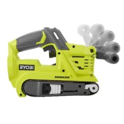 Ryobi ONE+ 18V Cordless Brushless 3 In. X 18 In. Belt Sander (Tool Only) With Dust Bag And 80-Grit Sanding Belt -RYOBI TOOLS SALE ryobi belt sanders p450 1d 1000