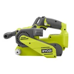 Ryobi ONE+ 18V Cordless Brushless 3 In. X 18 In. Belt Sander (Tool Only) With Dust Bag And 80-Grit Sanding Belt -RYOBI TOOLS SALE ryobi belt sanders p450 40 1000