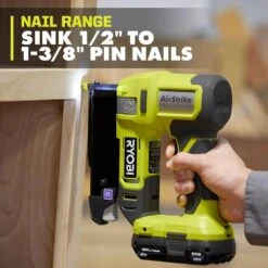 Ryobi ONE+ 18V 18-Gauge Cordless AirStrike Brad Nailer With ONE+ 18V Cordless Airstrike 23-Gauge Pin Nailer (Tools Only) -RYOBI TOOLS SALE ryobi brad nailers p321 pcl310b 40 1000