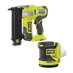 Ryobi ONE+ 18V 18-Gauge Cordless AirStrike Brad Nailer With Cordless 5 In. Random Orbit Sander -RYOBI TOOLS SALE ryobi brad nailers p321 pcl406b d4 1000