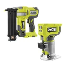 Ryobi ONE+ 18V 18-Gauge Cordless AirStrike Brad Nailer With Compact Fixed Base Router (Tools Only) 28 Ryobi ONE+ 18V 18-Gauge Cordless AirStrike Brad Nailer With Compact Fixed Base Router (Tools Only) -RYOBI TOOLS SALE ryobi brad nailers p321 pcl424b d4 1000