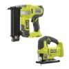 Ryobi ONE+ 18V 18-Gauge Cordless AirStrike Brad Nailer With Cordless Jig Saw