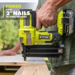 Ryobi ONE+ 18V Cordless 18-Gauge Brad Nailer Kit With 2.0 Ah Compact Battery And Charger -RYOBI TOOLS SALE ryobi brad nailers p321 psk005 a0 1000 1