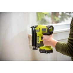 Ryobi ONE+ 18V 18-Gauge Cordless AirStrike Brad Nailer Kit With 2.0 Ah Battery And Charger -RYOBI TOOLS SALE ryobi brad nailers p321k2 4f 1000