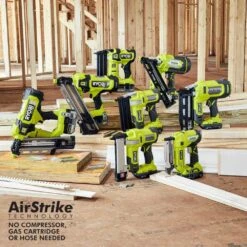 Ryobi ONE+ HP 18V 18-Gauge Brushless Cordless AirStrike Brad Nailer (Tool Only) -RYOBI TOOLS SALE ryobi brad nailers p322 44 1000