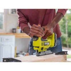 Ryobi ONE+ HP 18V 18-Gauge Brushless Cordless AirStrike Brad Nailer With ONE+ HP 18V Brushless Cordless Jig Saw (Tools Only) -RYOBI TOOLS SALE ryobi brad nailers p322 pbljs01b 4f 1000