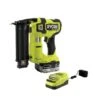 Ryobi ONE+ HP 18V 18-Gauge Brushless Cordless AirStrike Brad Nailer Kit With 4.0 Ah Battery And Charger