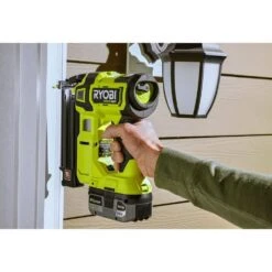 Ryobi ONE+ HP 18V 18-Gauge Brushless Cordless AirStrike Brad Nailer Kit With 4.0 Ah Battery And Charger -RYOBI TOOLS SALE ryobi brad nailers p322k 76 1000