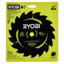 Ryobi 6-1/2 In. 18T Carbide Tipped Thin Kerf Circular Saw Blade -RYOBI TOOLS SALE ryobi circular saw blades a066101 40 1000