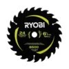 Ryobi 6-1/2 In. Thin Kerf 24-Teeth Circular Saw Carbide Blade (1-Piece)