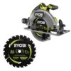 Ryobi ONE+ HP 18V Brushless Cordless 7-1/4 In. Circular Saw (Tool Only) With Carbide Thin Kerf Circular Saw Blade (1-Piece)
