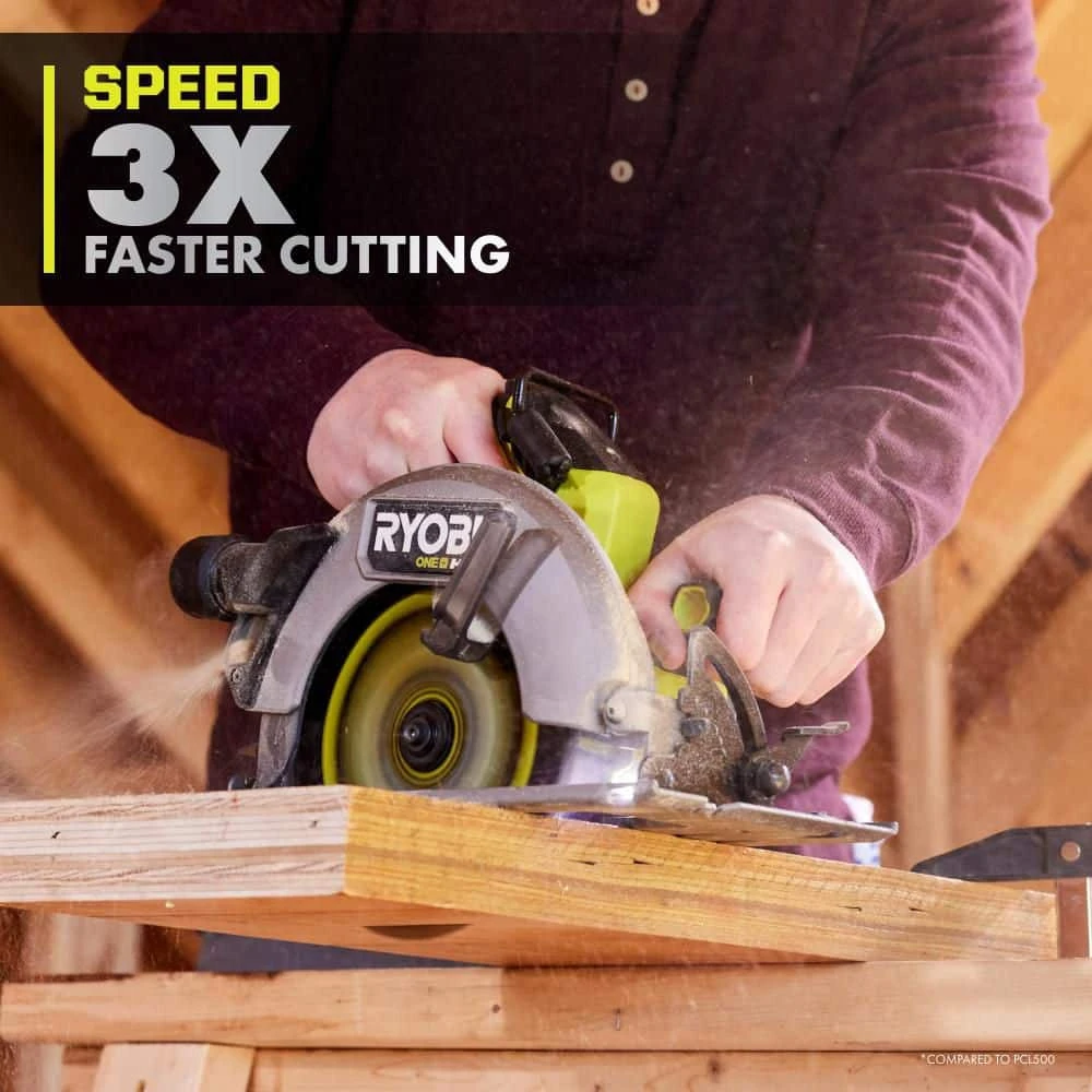 Ryobi ONE+ HP 18V Brushless Cordless 7-1/4 In. Circular Saw (Tool Only) 5 Ryobi ONE+ HP 18V Brushless Cordless 7-1/4 In. Circular Saw (Tool Only) - Image 5