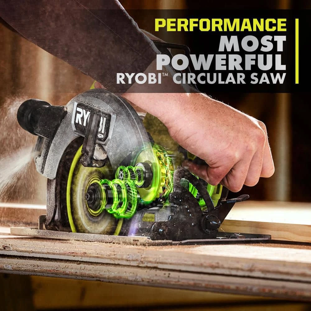 Ryobi ONE+ HP 18V Brushless Cordless 7-1/4 In. Circular Saw (Tool Only) 4 Ryobi ONE+ HP 18V Brushless Cordless 7-1/4 In. Circular Saw (Tool Only) - Image 4