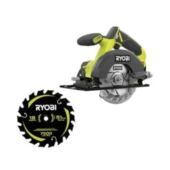 Ryobi ONE+ 18V Cordless 5-1/2 In. Circular Saw (Tool Only) With 5-1/2 In. Carbide Circular Saw Blade
