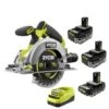 Ryobi ONE+ 18V HIGH PERFORMANCE Kit W/ (2) 4.0 Ah Batteries, 2.0 Ah Battery, Charger, & ONE+ HP Brushless Circular Saw