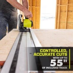 Ryobi ONE+ HP 18V Brushless Cordless 6-1/2 In. Track Saw (Tool Only) -RYOBI TOOLS SALE ryobi circular saws pts01b 66 1000