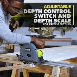 Ryobi ONE+ HP 18V Brushless Cordless 6-1/2 In. Track Saw Kit W/ 4 Ah HP Battery, Charger, & Track Saw Material Clamp (2-Pk) -RYOBI TOOLS SALE ryobi circular saws pts01k a73cl2 77 1000