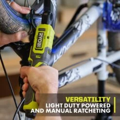 Ryobi USB Lithium 3/8 In. Ratchet Kit With 2.0 Ah Battery And USB Charging Cable -RYOBI TOOLS SALE ryobi cordless ratchets fvrc51k 1d 1000