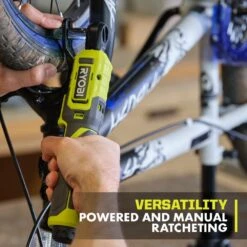 Ryobi USB Lithium 3/8 In. Ratchet Kit With 2.0 Ah Battery And USB Charging Cable With FREE USB Lithium 2.0 Ah Lithium Battery -RYOBI TOOLS SALE ryobi cordless ratchets fvrc51k fvb02 1d 1000