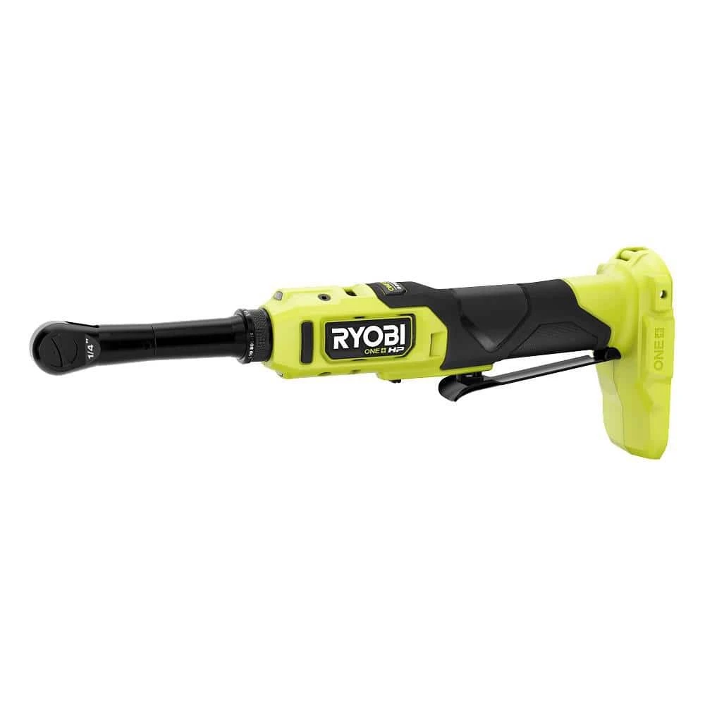 Ryobi ONE+ HP 18V Brushless Cordless 1/4 In. Extended Reach Ratchet (Tool Only) 7 Ryobi ONE+ HP 18V Brushless Cordless 1/4 In. Extended Reach Ratchet (Tool Only) - Image 7