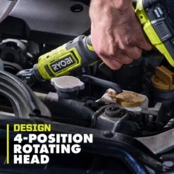 Ryobi ONE+ 18V Cordless Multi-Size Ratchet 3/8 In. And 1/4 In. Kit With 1.5 Ah Battery And Charger -RYOBI TOOLS SALE ryobi cordless ratchets pcl280k1 77 1000