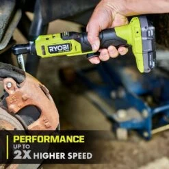 Ryobi ONE+ 18V HP Brushless Cordless 1/4 In. High Speed Ratchet Kit With 2.0 Ah Battery And Charger -RYOBI TOOLS SALE ryobi cordless ratchets psbrc02k1 1d 1000