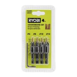 Ryobi SpeedLoad+ 5-Piece Power Groove Countersink Drill Bit Set -RYOBI TOOLS SALE ryobi countersink bits ar2008g 4f 1000