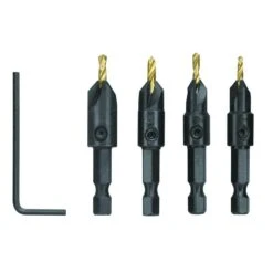 Ryobi SpeedLoad+ 5-Piece Power Groove Countersink Drill Bit Set