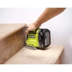 Ryobi ONE+ 18V Cordless Corner Cat Finish Sander With ONE+ 18V 2.0 Ah Lithium-Ion Battery -RYOBI TOOLS SALE ryobi detail sanders pcl416b pbp006 1f 1000