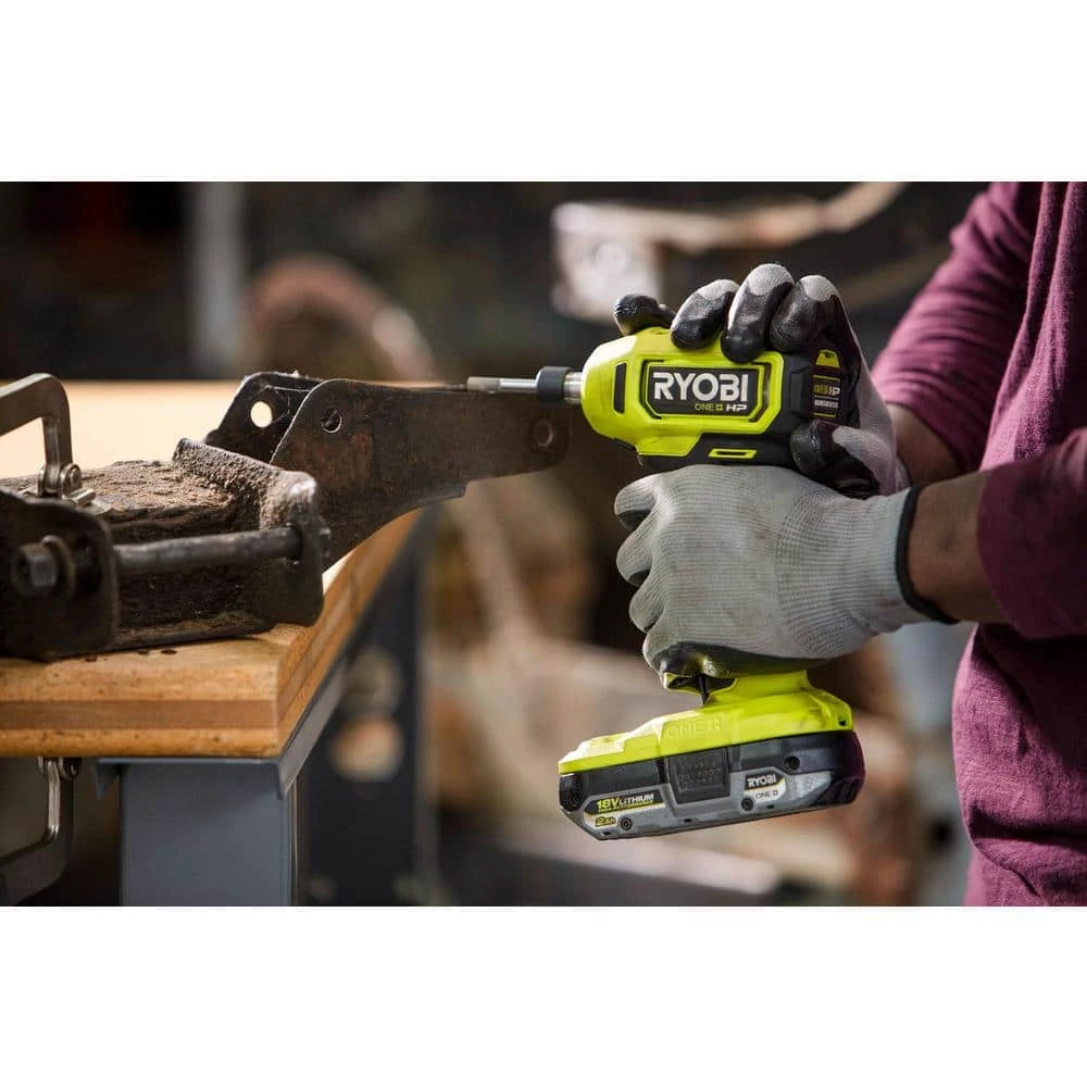Ryobi ONE+ HP 18V Brushless Cordless Compact 1/4 In. Right Angle Die Grinder (Tool Only) 4 Ryobi ONE+ HP 18V Brushless Cordless Compact 1/4 In. Right Angle Die Grinder (Tool Only) - Image 4