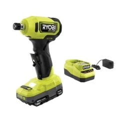 Ryobi ONE+ HP 18V Brushless Cordless 1/4 In. Right Angle Die Grinder Kit With 2.0 Ah Battery And Charger