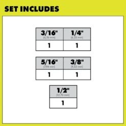 Ryobi 4 Cutter SDS + Drilling Set (5 Pc.) -RYOBI TOOLS SALE ryobi drill attachments a10501 40 1000
