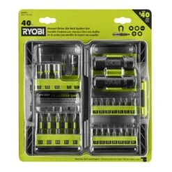 Ryobi 40-Piece Impact Drive Bit Set And Socket