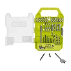 Ryobi Drill And Impact Drive Kit (40-Piece) -RYOBI TOOLS SALE ryobi drill bit combination sets a98401 1d 1000