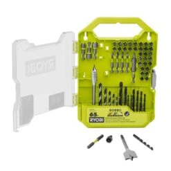 Ryobi Drill And Impact Drive Kit (65-Piece) -RYOBI TOOLS SALE ryobi drill bit combination sets a986501 a0 1000