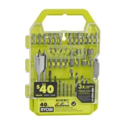 Ryobi 70-Piece Impact Rated Driving Kit With 40-Piece Drill And Impact Drive Kit 18 Ryobi 70-Piece Impact Rated Driving Kit With 40-Piece Drill And Impact Drive Kit -RYOBI TOOLS SALE ryobi drill bit combination sets ar2040 a98401 4f 1000