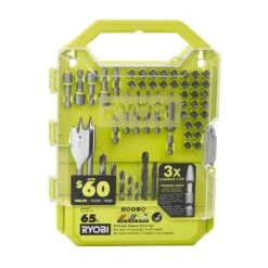 Ryobi 70-Piece Impact Rated Driving Kit With 65-Piece Drill And Impact Drive Kit 20 Ryobi 70-Piece Impact Rated Driving Kit With 65-Piece Drill And Impact Drive Kit -RYOBI TOOLS SALE ryobi drill bit combination sets ar2040 a986501 4f 1000