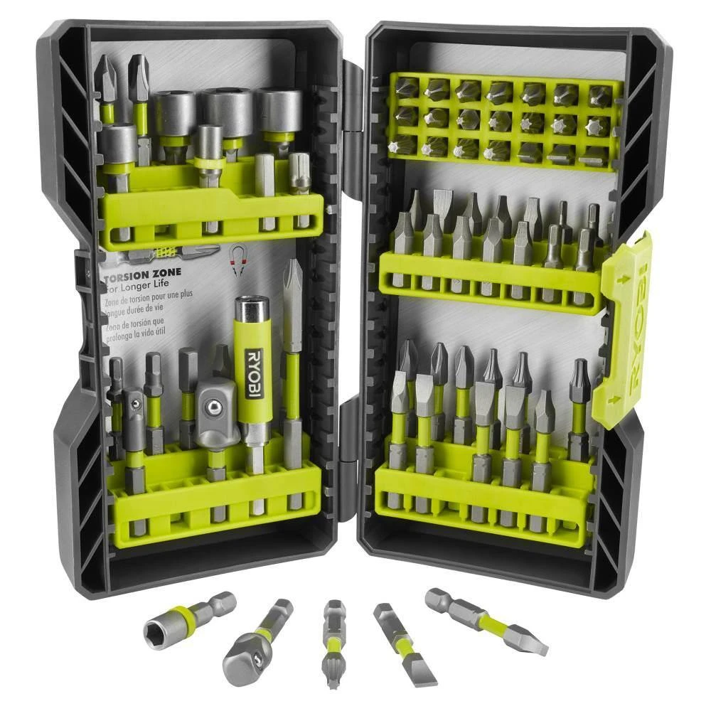 Ryobi 70-Piece Impact Rated Driving Kit With 65-Piece Drill And Impact Drive Kit 4 Ryobi 70-Piece Impact Rated Driving Kit With 65-Piece Drill And Impact Drive Kit - Image 4