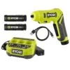 Ryobi USB Lithium Screwdriver Kit With 2.0 Ah USB Lithium Battery, Charging Cable, 3 Ah Battery, & USB Lithium 3-Port Charger